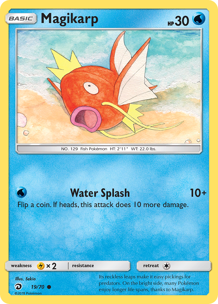 Magikarp (19/70) [Sun & Moon: Dragon Majesty] | Anubis Games and Hobby