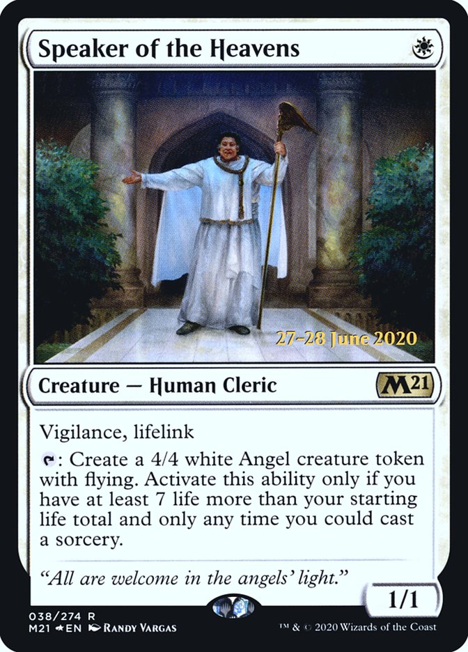 Speaker of the Heavens [Core Set 2021 Prerelease Promos] | Anubis Games and Hobby