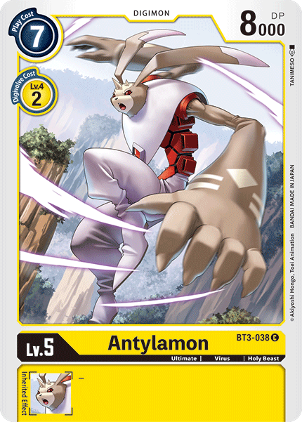 Antylamon [BT3-038] [Release Special Booster Ver.1.5] | Anubis Games and Hobby