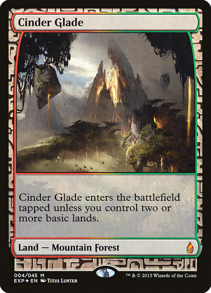 Cinder Glade [Zendikar Expeditions] | Anubis Games and Hobby