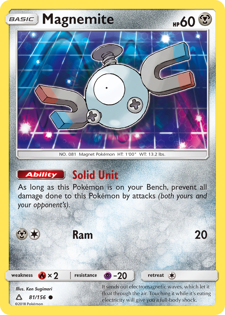 Magnemite (81/156) [Sun & Moon: Ultra Prism] | Anubis Games and Hobby