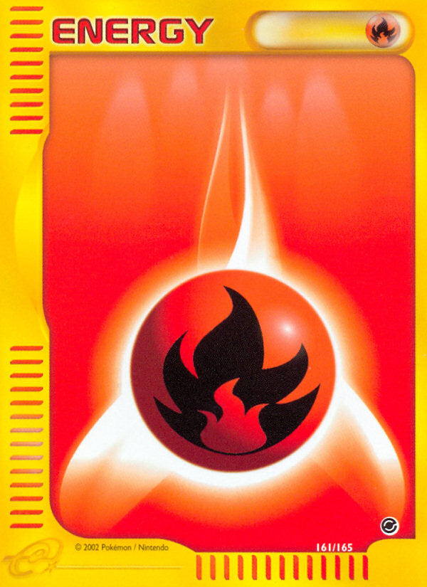 Fire Energy (161/165) [Expedition: Base Set] | Anubis Games and Hobby