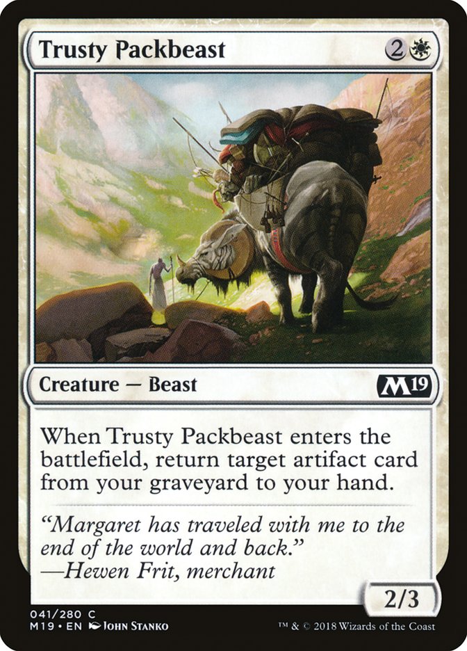 Trusty Packbeast [Core Set 2019] | Anubis Games and Hobby