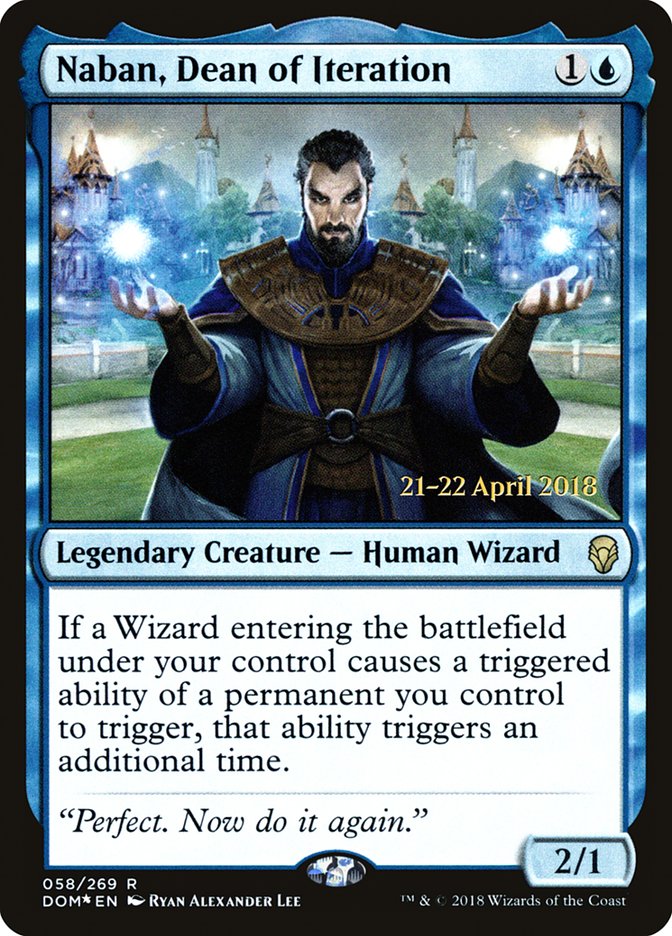 Naban, Dean of Iteration [Dominaria Prerelease Promos] | Anubis Games and Hobby