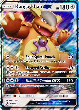 Kangaskhan GX (SM188) (Jumbo Card) [Sun & Moon: Black Star Promos] | Anubis Games and Hobby