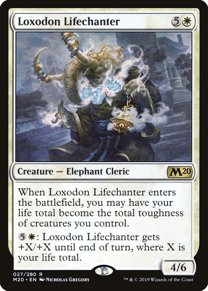 Loxodon Lifechanter [Core Set 2020] | Anubis Games and Hobby