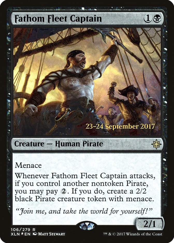 Fathom Fleet Captain [Ixalan Prerelease Promos] | Anubis Games and Hobby