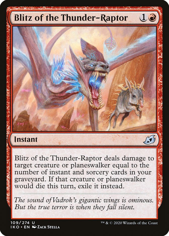 Blitz of the Thunder-Raptor [Ikoria: Lair of Behemoths] | Anubis Games and Hobby