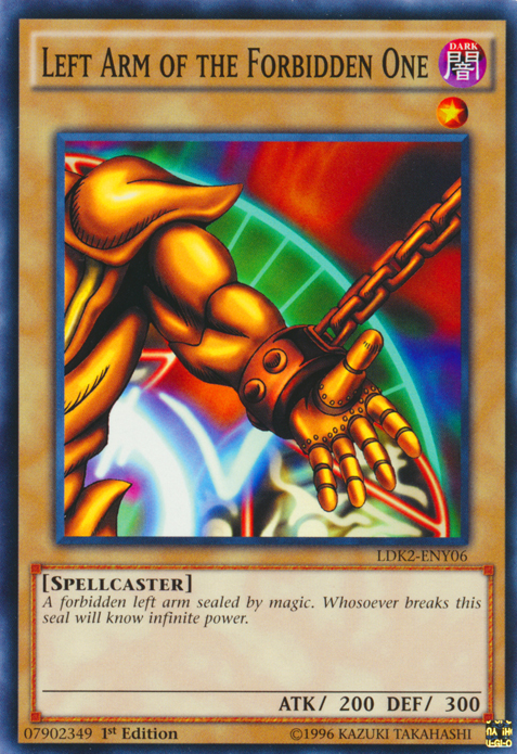 Left Arm of the Forbidden One [LDK2-ENY06] Common | Anubis Games and Hobby