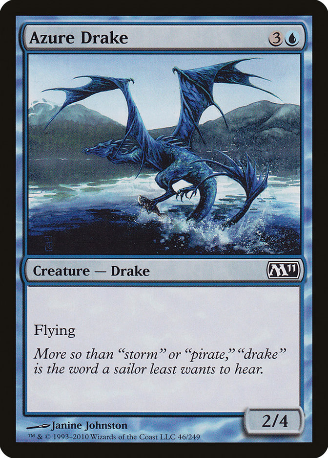 Azure Drake [Magic 2011] | Anubis Games and Hobby