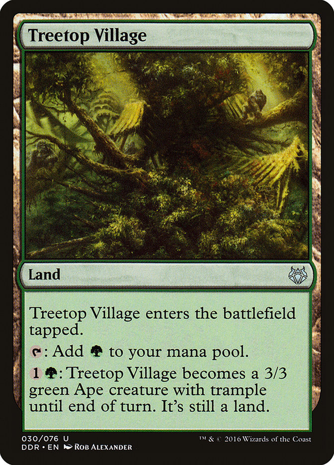 Treetop Village [Duel Decks: Nissa vs. Ob Nixilis] | Anubis Games and Hobby