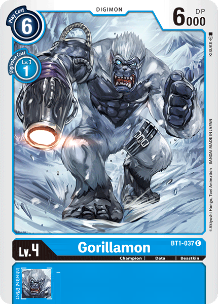 Gorillamon [BT1-037] [Release Special Booster Ver.1.0] | Anubis Games and Hobby