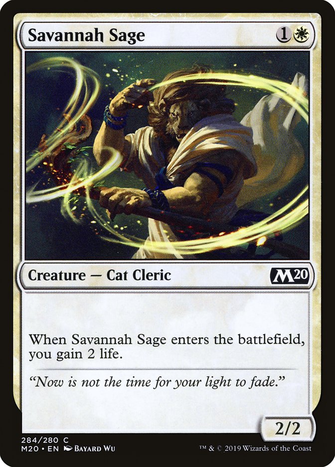 Savannah Sage [Core Set 2020] | Anubis Games and Hobby