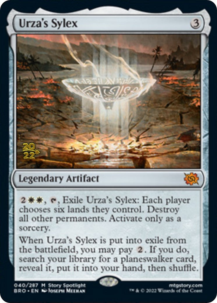 Urza's Sylex [The Brothers' War Prerelease Promos] | Anubis Games and Hobby