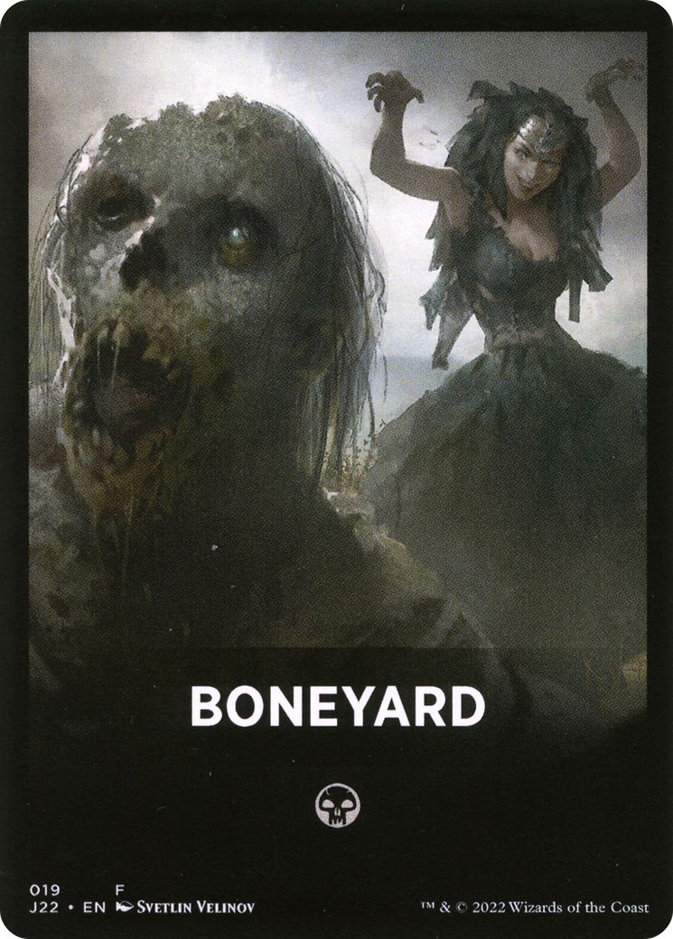 Boneyard Theme Card [Jumpstart 2022 Front Cards] | Anubis Games and Hobby