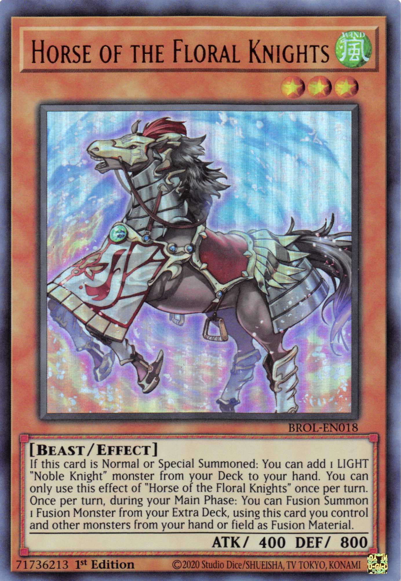 Horse of the Floral Knights [BROL-EN018] Ultra Rare | Anubis Games and Hobby