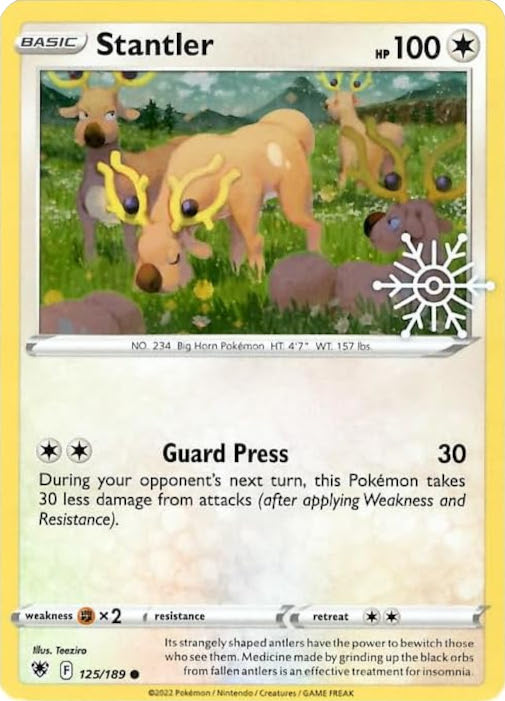 Stantler (125/189) (Holiday Calendar) [Sword & Shield: Astral Radiance] | Anubis Games and Hobby