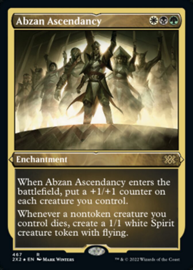 Abzan Ascendancy (Foil Etched) [Double Masters 2022] | Anubis Games and Hobby