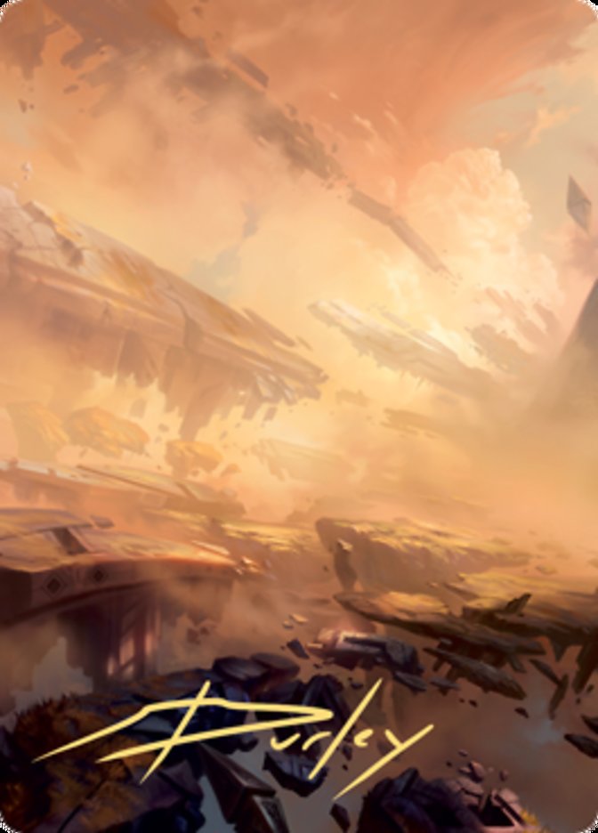 Plains 1 Art Card (Gold-Stamped Signature) [Zendikar Rising Art Series] | Anubis Games and Hobby