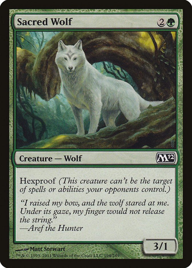 Sacred Wolf [Magic 2012] | Anubis Games and Hobby