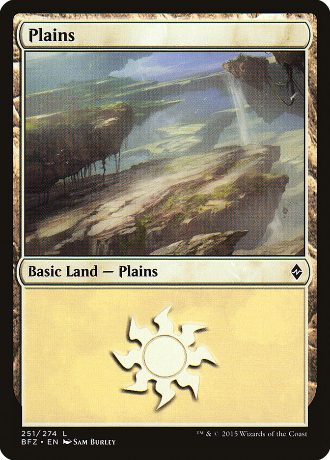 Plains (251) [Battle for Zendikar] | Anubis Games and Hobby