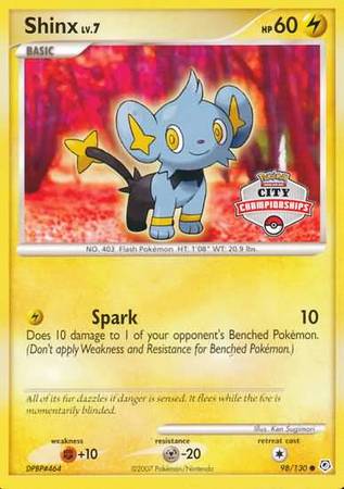 Shinx (98/130) (City Championships Promo) [Nintendo: Black Star Promos] | Anubis Games and Hobby