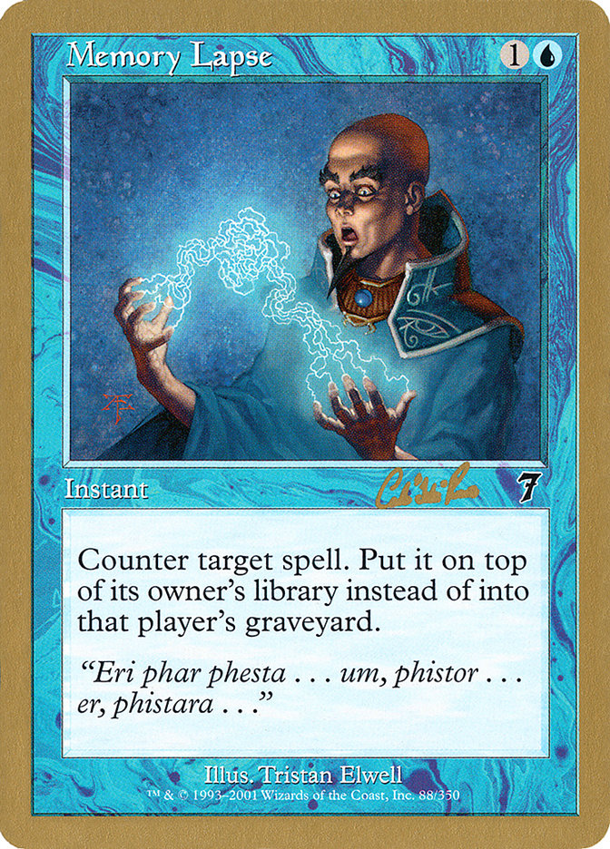 Memory Lapse (Carlos Romao) [World Championship Decks 2002] | Anubis Games and Hobby