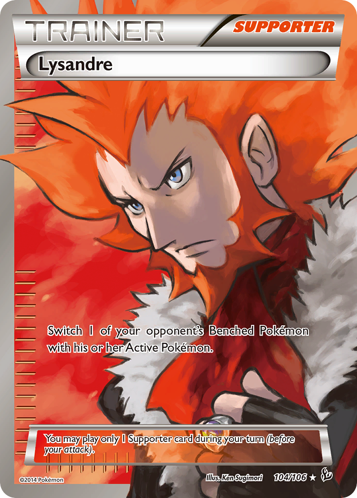 Lysandre (104/106) [XY: Flashfire] | Anubis Games and Hobby