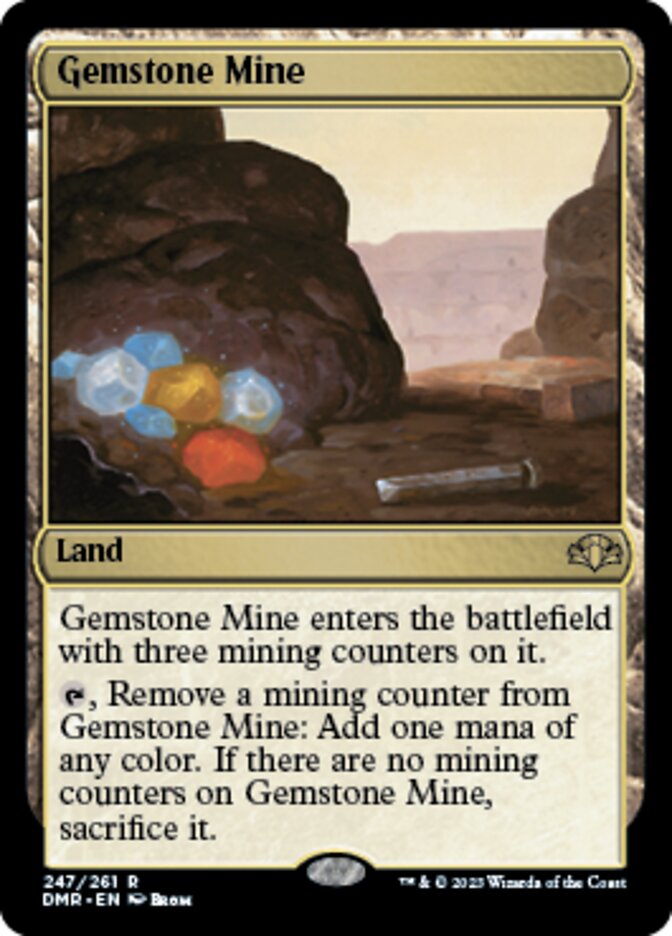 Gemstone Mine [Dominaria Remastered] | Anubis Games and Hobby