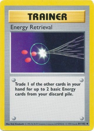 Energy Retrieval (81/102) [Base Set Shadowless Unlimited] | Anubis Games and Hobby