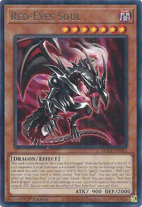 Red-Eyes Soul [MAZE-EN012] Rare | Anubis Games and Hobby