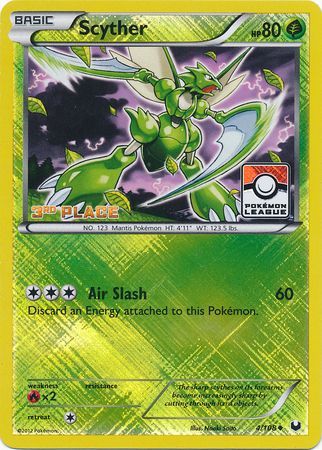 Scyther (4/108) (League Promo 3rd Place) [Black & White: Dark Explorers] | Anubis Games and Hobby