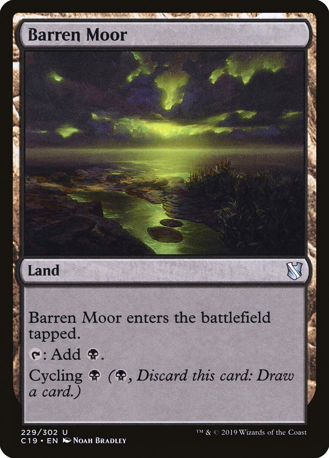 Barren Moor [Commander 2019] | Anubis Games and Hobby