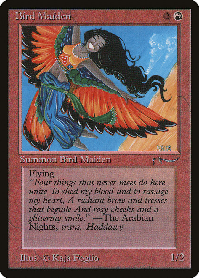 Bird Maiden (Dark Mana Cost) [Arabian Nights] | Anubis Games and Hobby