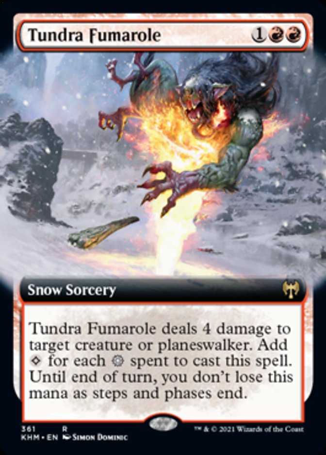 Tundra Fumarole (Extended Art) [Kaldheim] | Anubis Games and Hobby