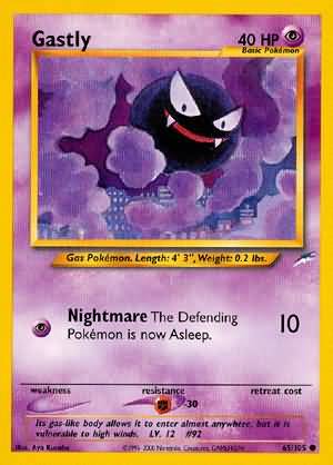 Gastly (65/105) [Neo Destiny Unlimited] | Anubis Games and Hobby