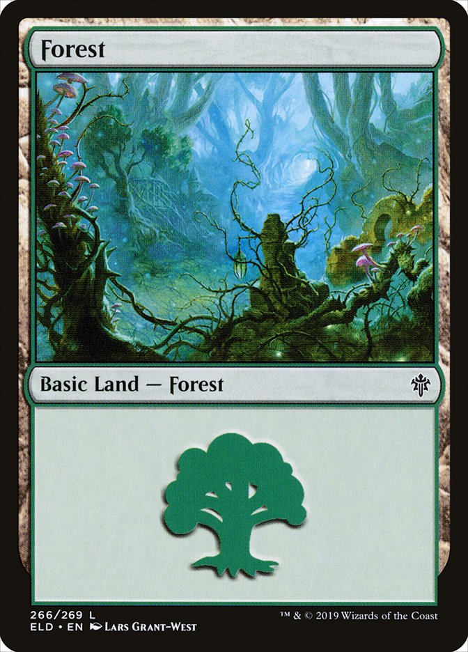 Forest (266) [Throne of Eldraine] | Anubis Games and Hobby