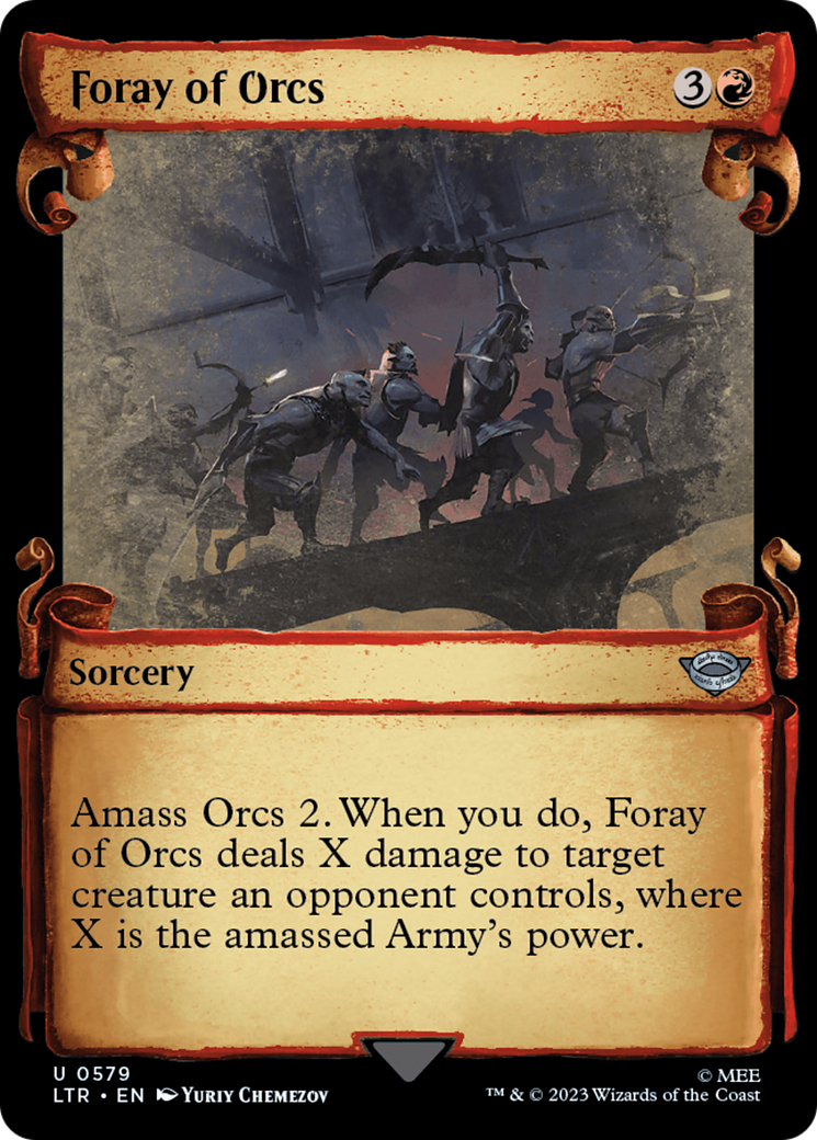 Foray of Orcs [The Lord of the Rings: Tales of Middle-Earth Showcase Scrolls] | Anubis Games and Hobby