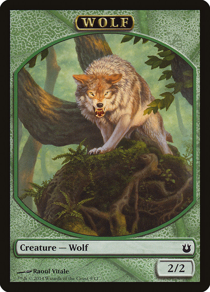 Wolf Token [Born of the Gods Tokens] | Anubis Games and Hobby