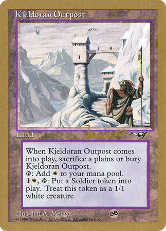 Kjeldoran Outpost - 1997 Janosch Kuhn (ALL) [World Championship Decks 1997] | Anubis Games and Hobby