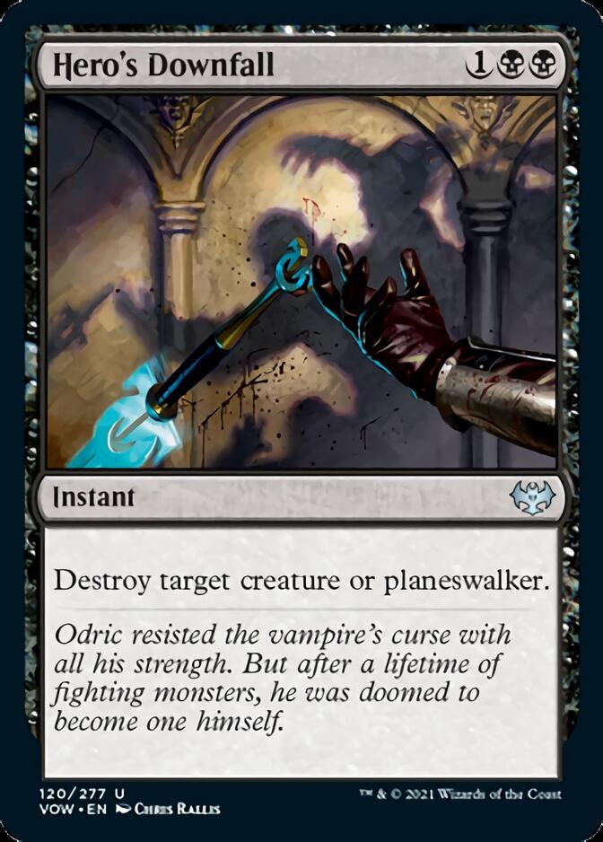 Hero's Downfall [Innistrad: Crimson Vow] | Anubis Games and Hobby