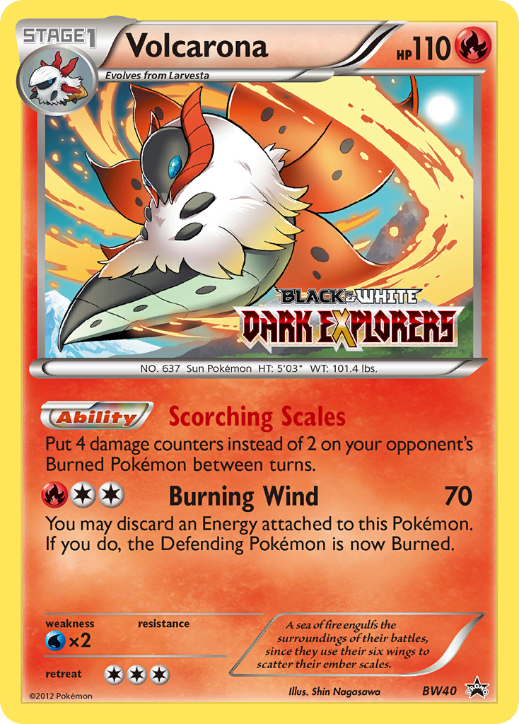 Volcarona (BW40) [Black & White: Black Star Promos] | Anubis Games and Hobby