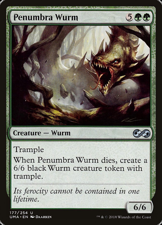 Penumbra Wurm [Ultimate Masters] | Anubis Games and Hobby