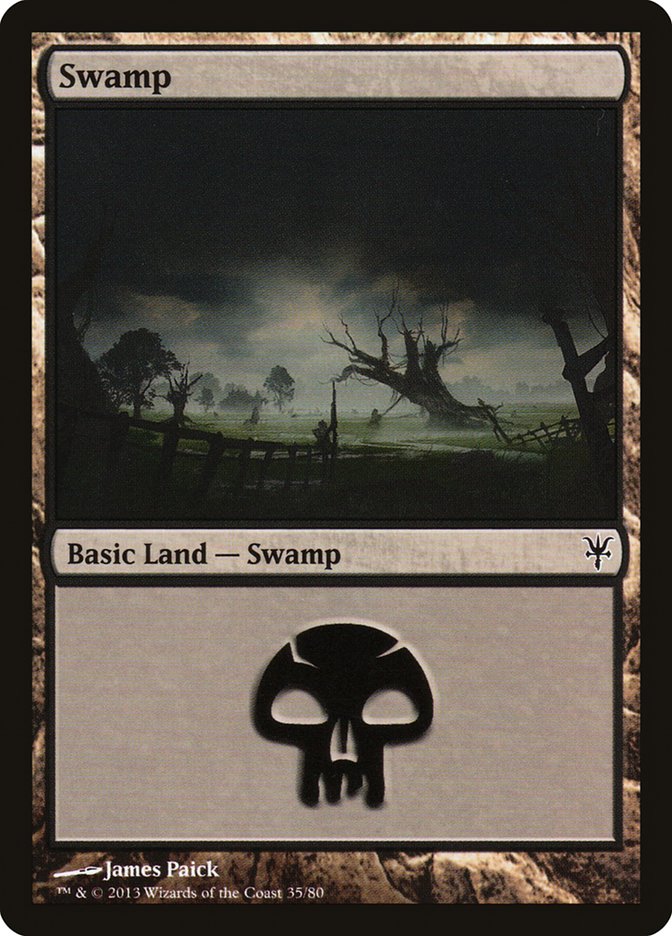 Swamp (35) [Duel Decks: Sorin vs. Tibalt] | Anubis Games and Hobby