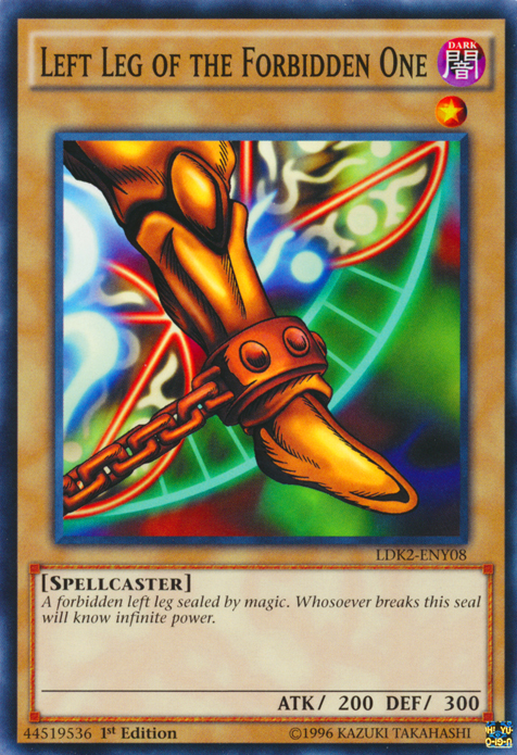 Left Leg of the Forbidden One [LDK2-ENY08] Common | Anubis Games and Hobby