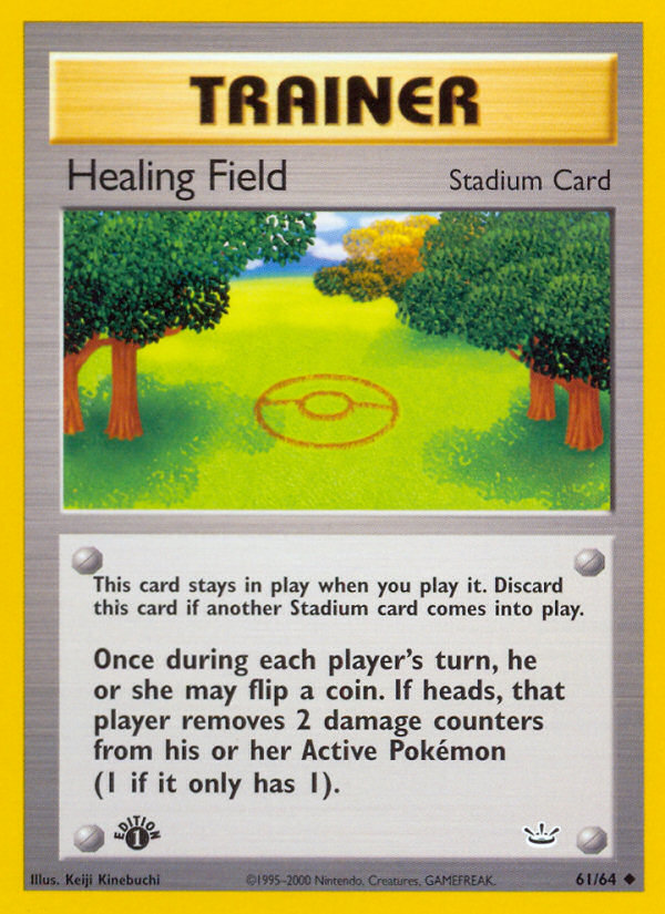 Healing Field (61/64) [Neo Revelation 1st Edition] | Anubis Games and Hobby