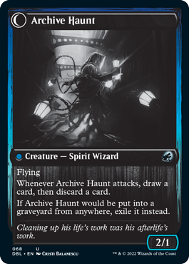 Overwhelmed Archivist // Archive Haunt [Innistrad: Double Feature] | Anubis Games and Hobby