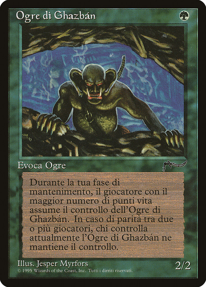 Ghazban Ogre (Italian) "Ogre di Ghazban" [Rinascimento] | Anubis Games and Hobby