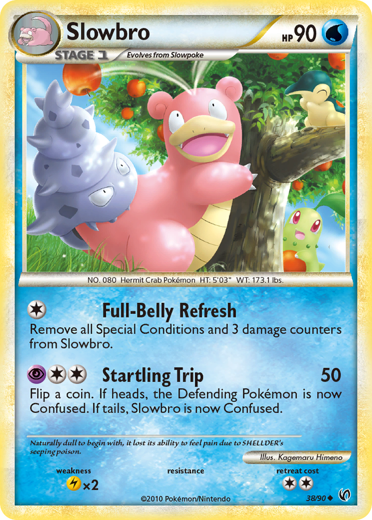 Slowbro (38/90) [HeartGold & SoulSilver: Undaunted] | Anubis Games and Hobby