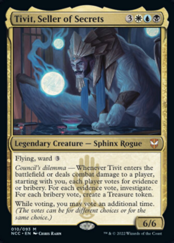 Tivit, Seller of Secrets [Streets of New Capenna Commander] | Anubis Games and Hobby